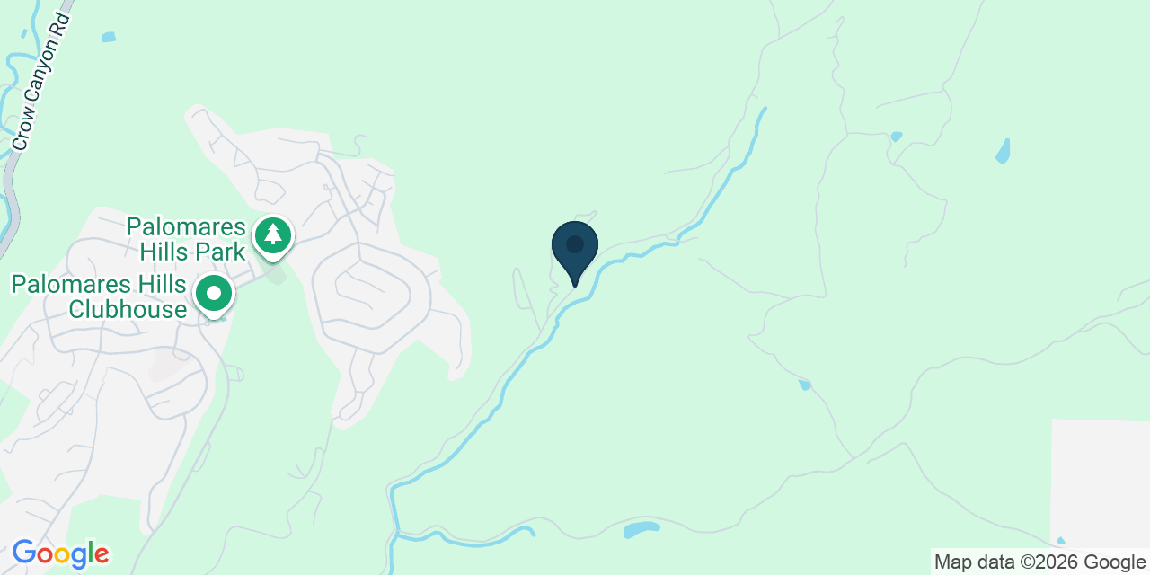 Map showing Alameda County, CA