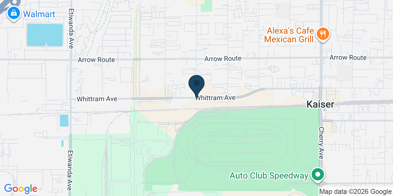 Map showing San Bernardino County, CA