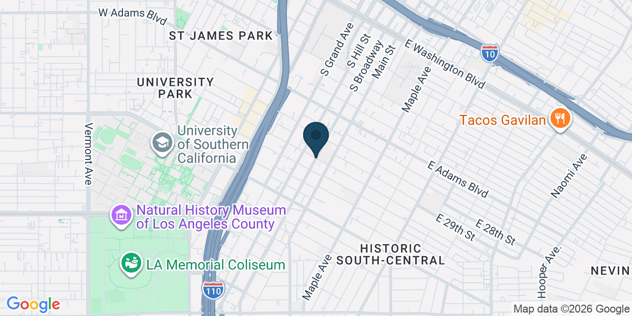 Map showing Los Angeles, Los Angeles County, CA