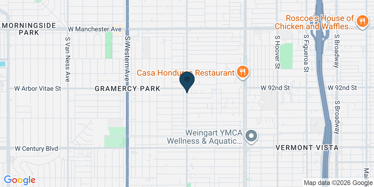 Map showing Los Angeles, Los Angeles County, CA