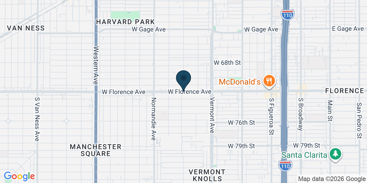 Map showing Los Angeles, Los Angeles County, CA