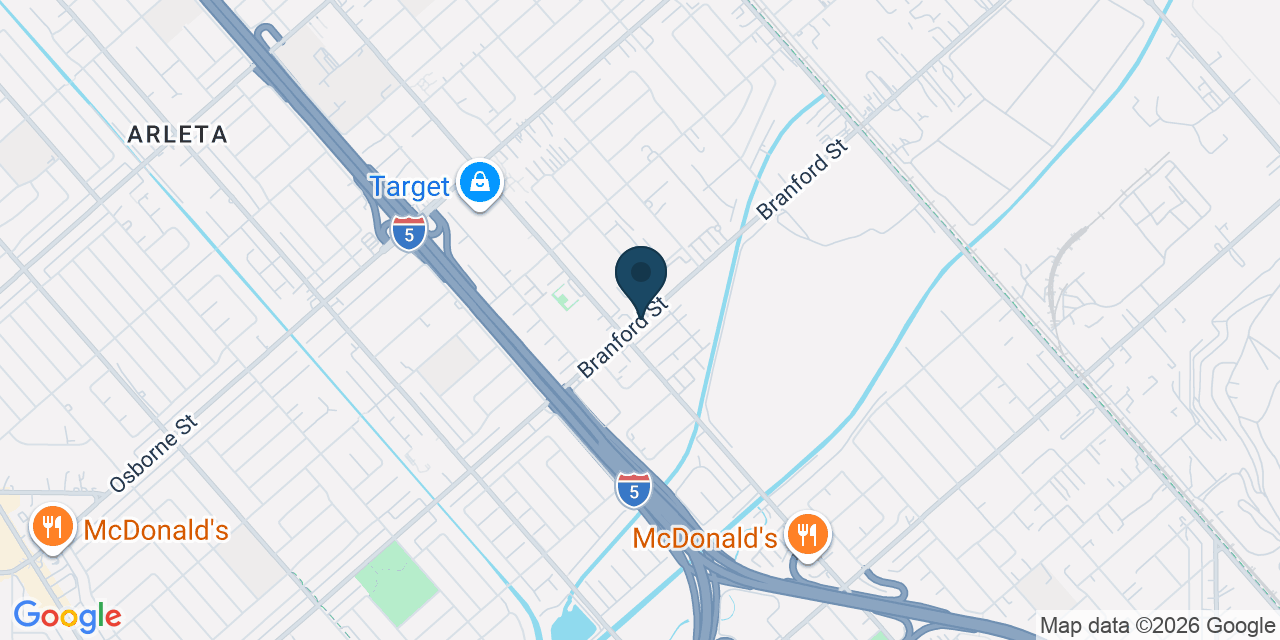 Map showing Los Angeles, Los Angeles County, CA