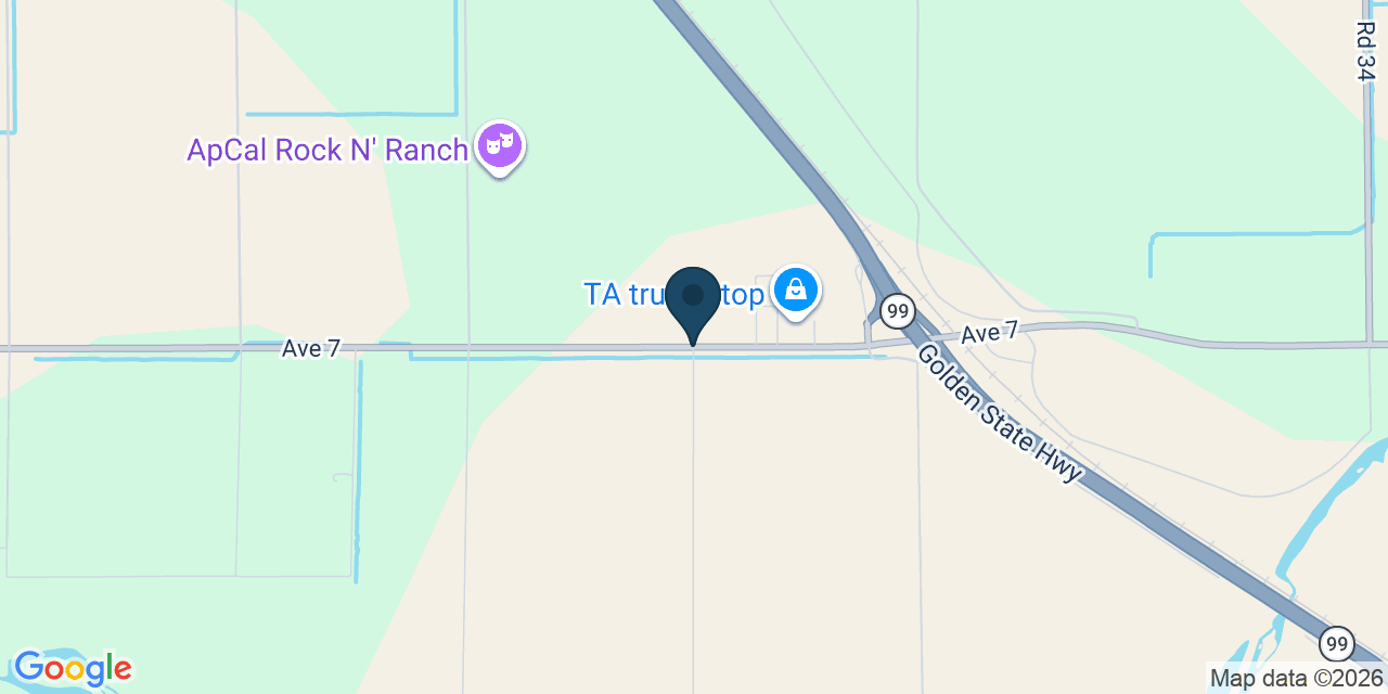 Map showing Madera County, CA