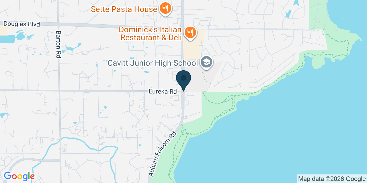 Map showing Granite Bay, Placer County, CA