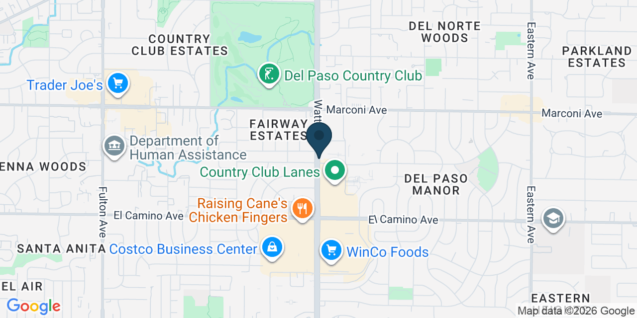 Map showing Arden-Arcade, Sacramento County, CA