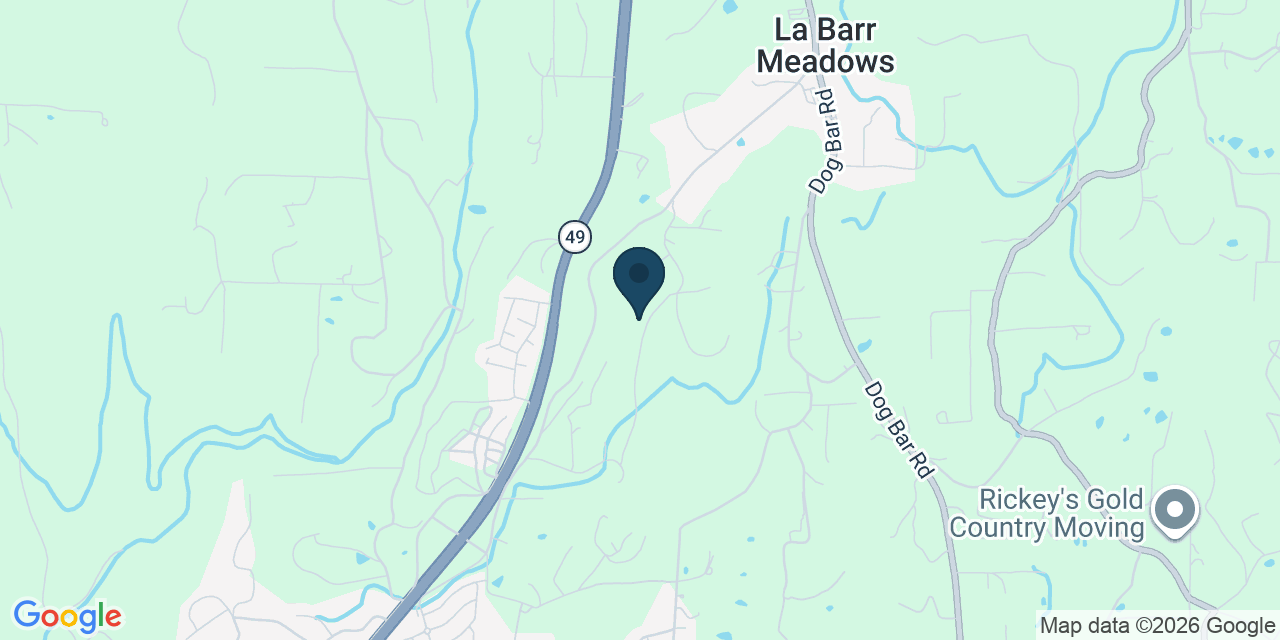Map showing Grass Valley, Nevada County, CA