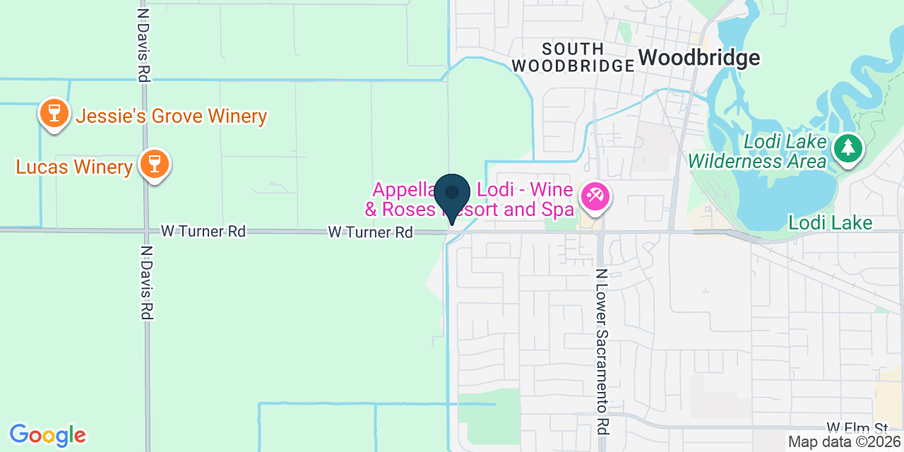 Map showing Lodi, San Joaquin County, CA