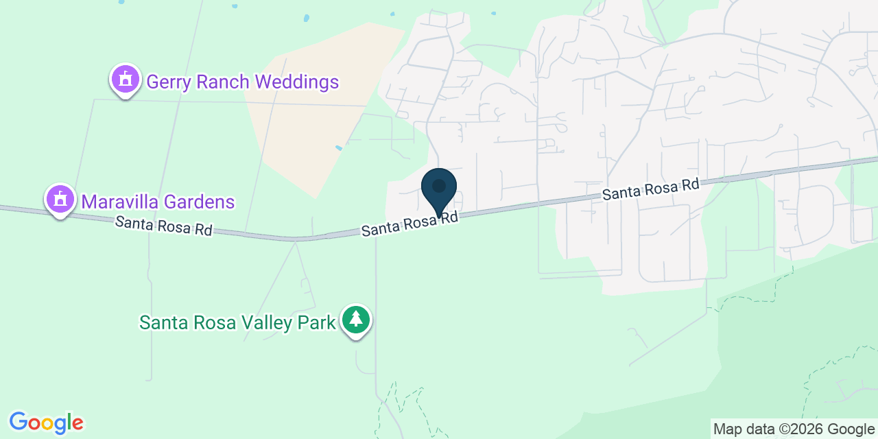 Map showing Santa Rosa Valley, Ventura County, CA