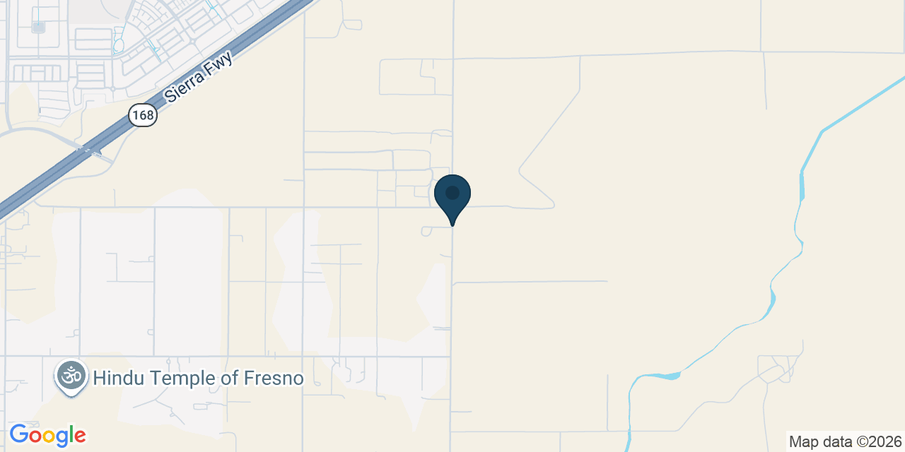 Map showing Clovis, Fresno County, CA