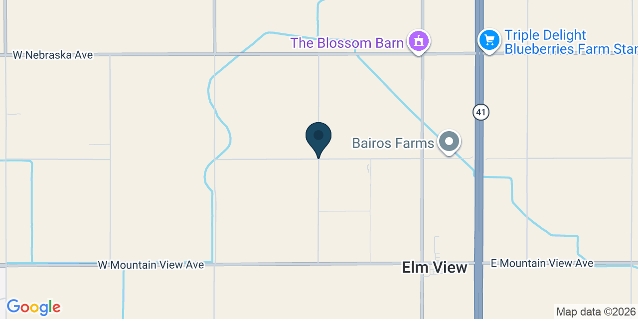 Map showing Fresno County, CA