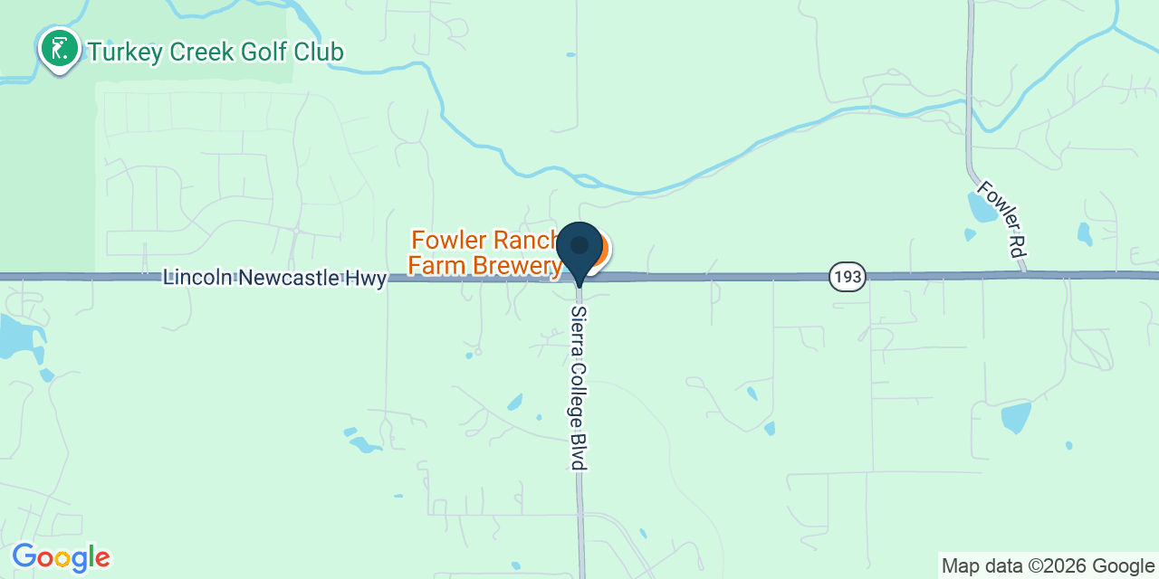 Map showing Lincoln, Placer County, CA