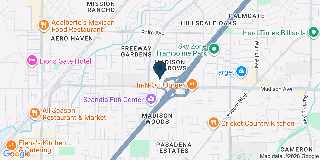 Map showing Sacramento, Sacramento County, CA