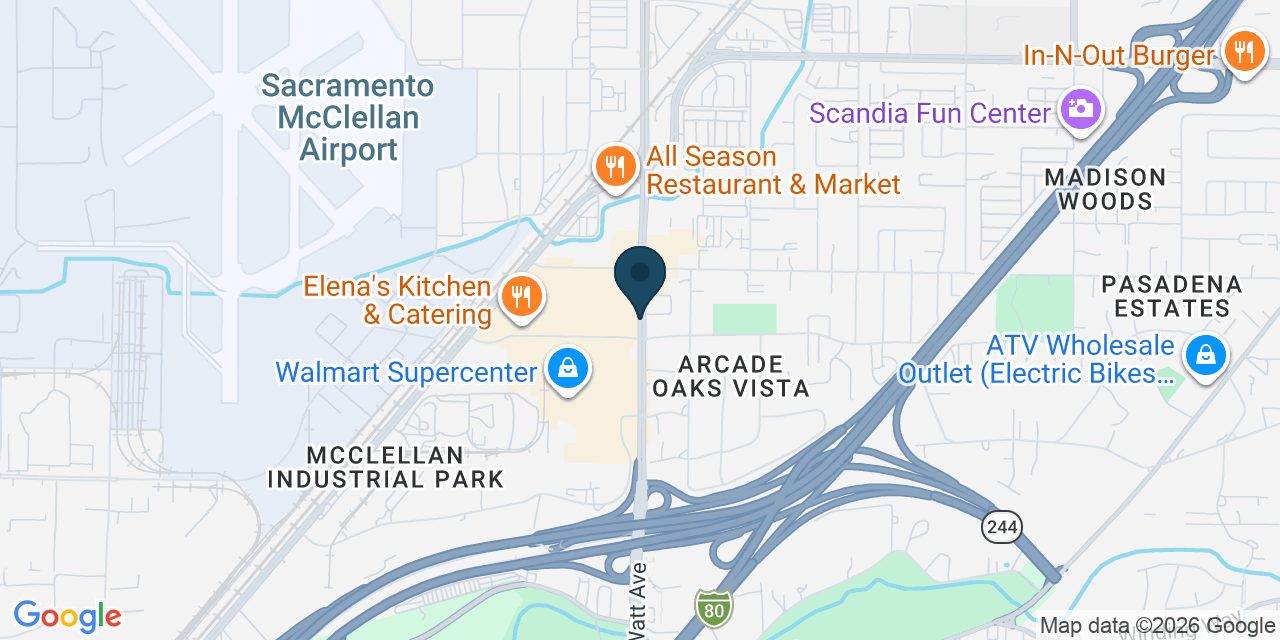 Map showing California