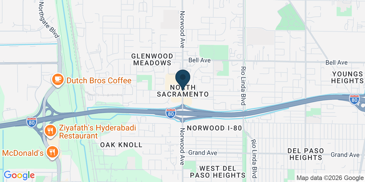Map showing Sacramento, Sacramento County, CA