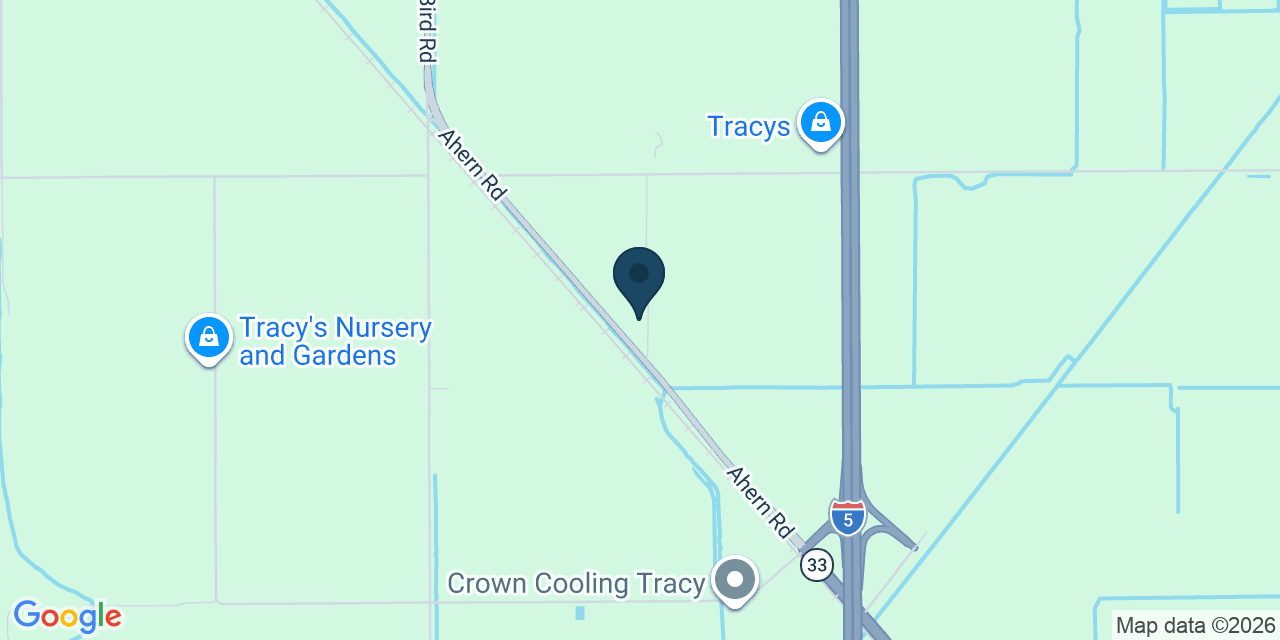 Map showing Tracy, San Joaquin County, CA