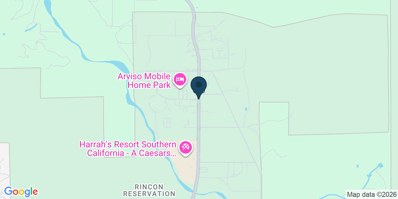 Map showing San Diego County, CA