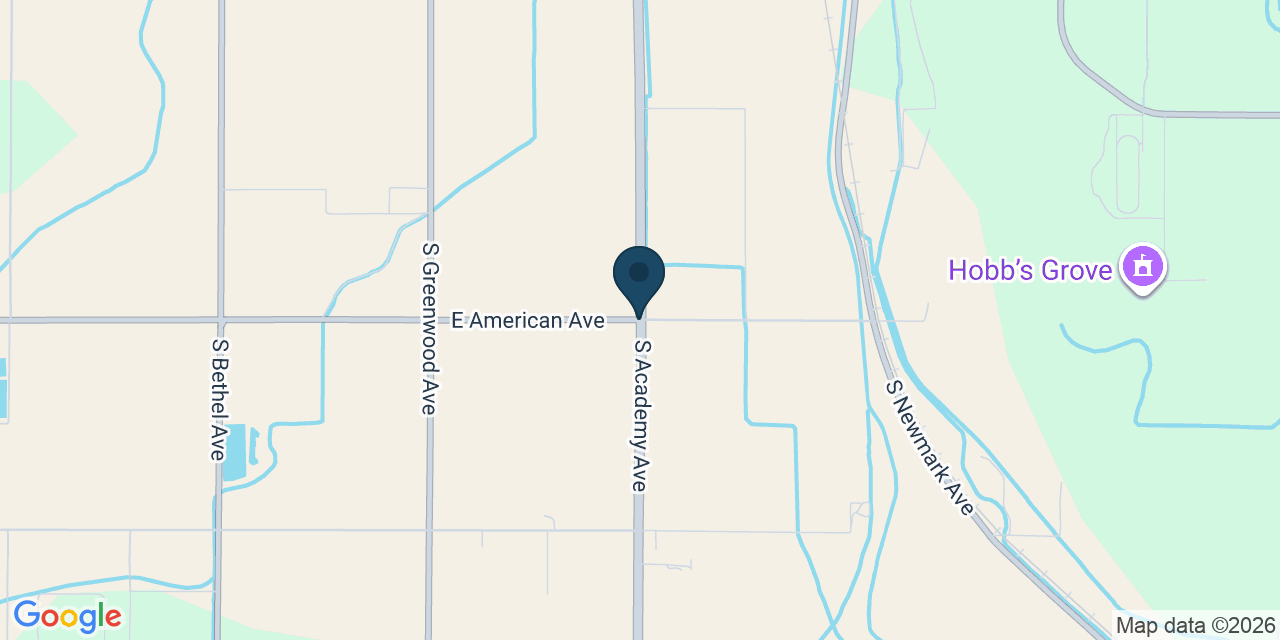 Map showing Fresno County, CA