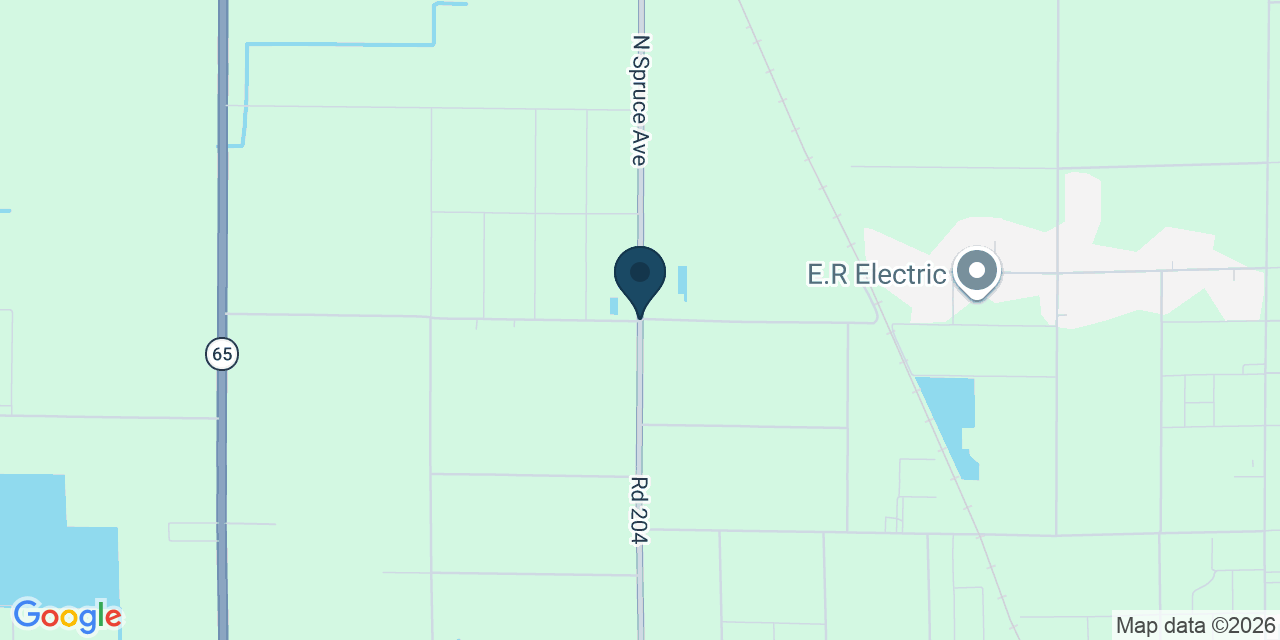 Map showing Tulare County, CA