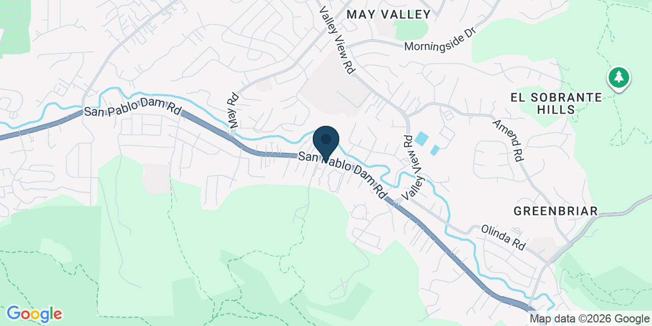 Map showing El Sobrante, Contra Costa County, CA