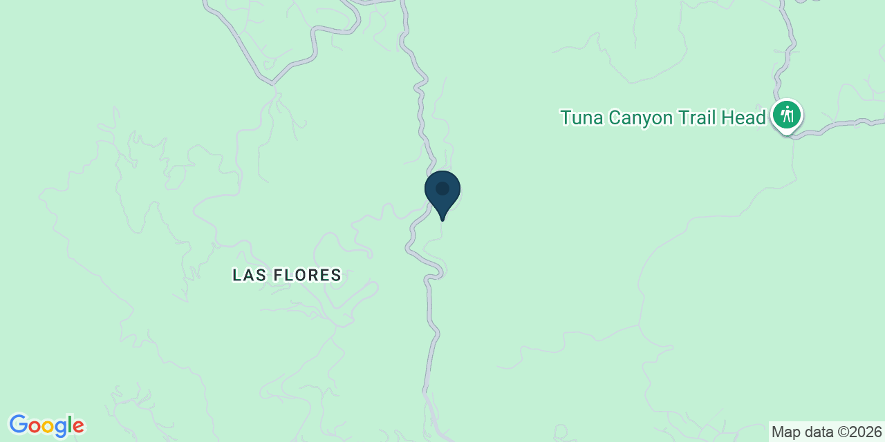 Map showing Los Angeles County, CA