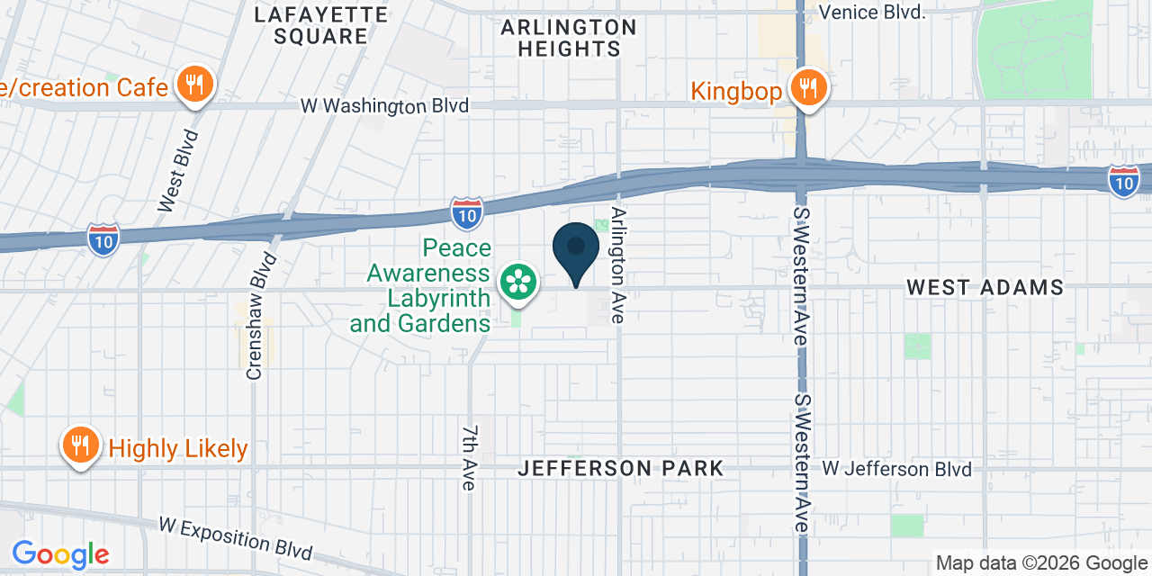 Map showing Los Angeles, Los Angeles County, CA