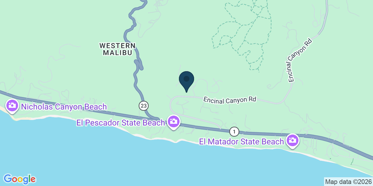 Map showing Malibu, Los Angeles County, CA