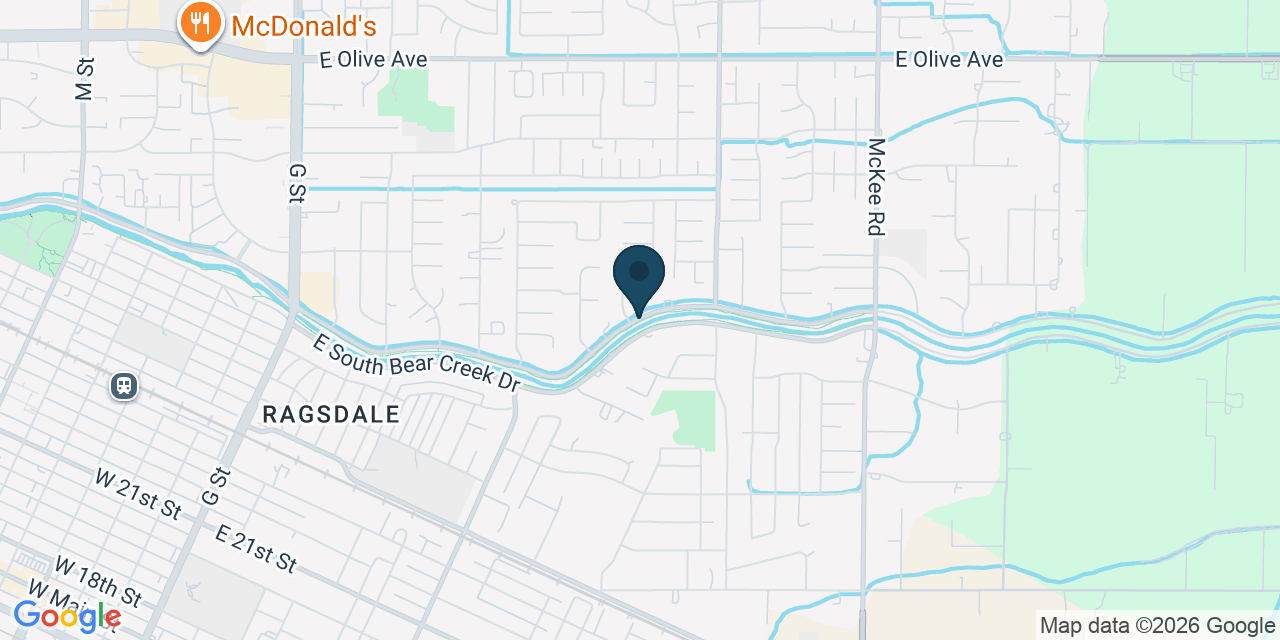 Map showing Merced, Merced County, CA