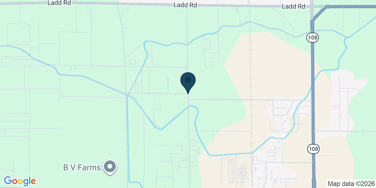 Map showing Stanislaus County, CA