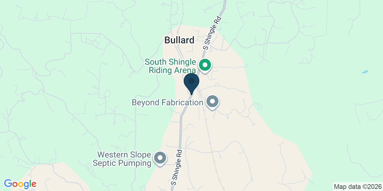 Map showing El Dorado County, CA