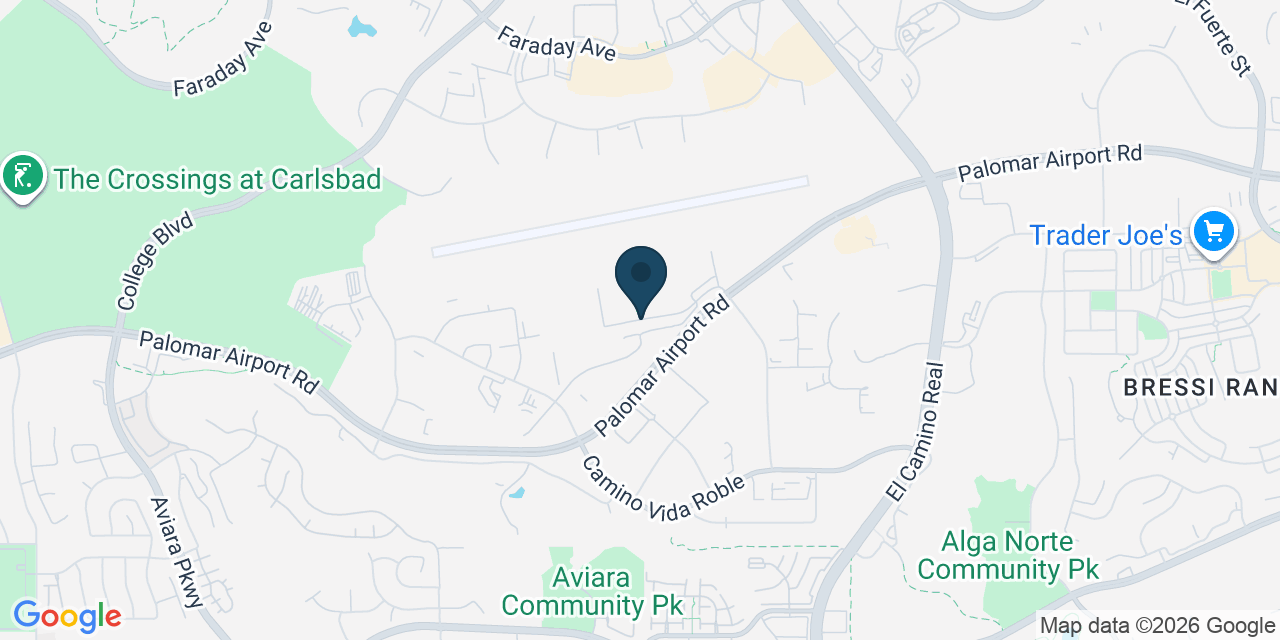 Map showing San Diego County, CA
