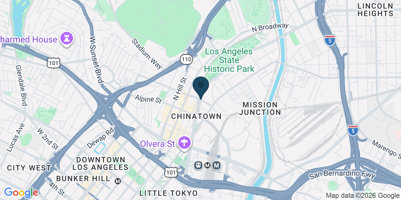 Map showing Los Angeles, Los Angeles County, CA
