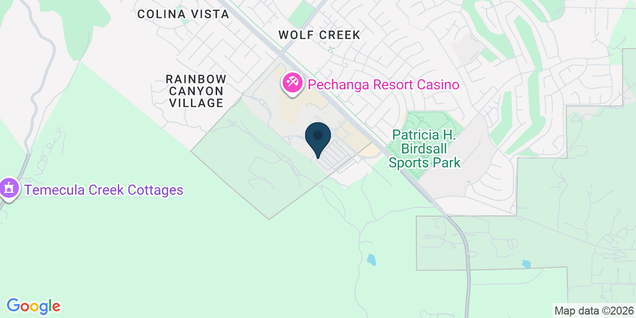 Map showing Temecula, Riverside County, CA