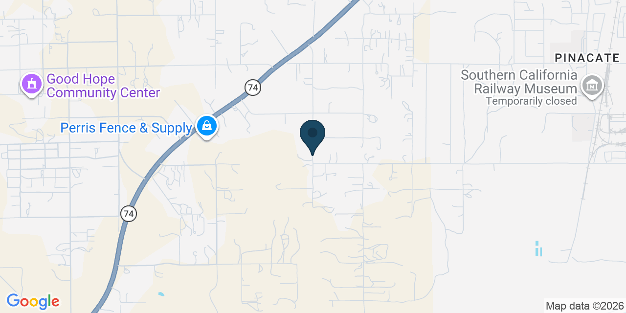 Map showing Good Hope, Riverside County, CA