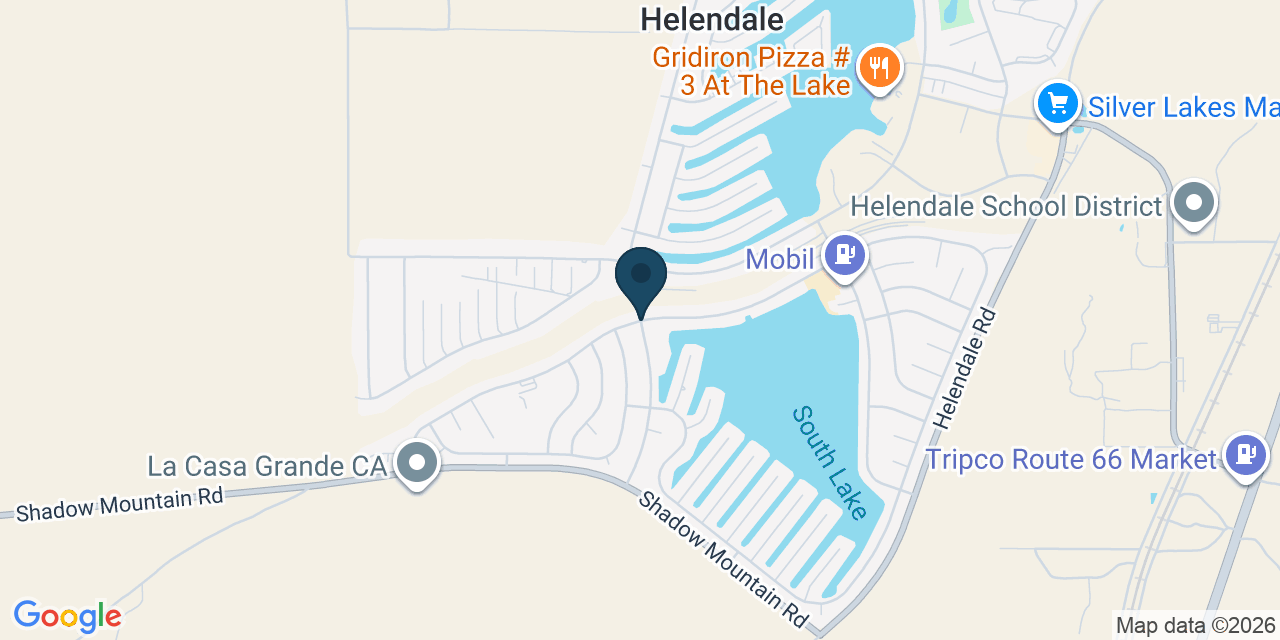 Map showing Helendale, San Bernardino County, CA