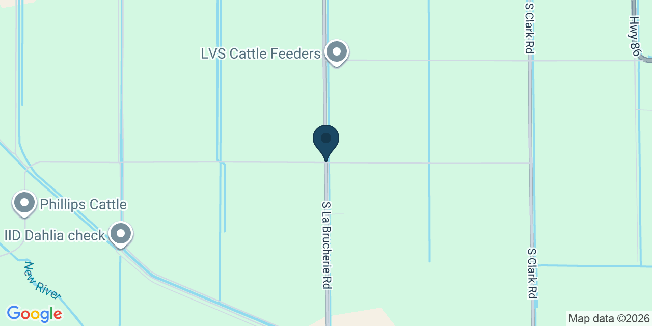 Map showing Imperial County, CA