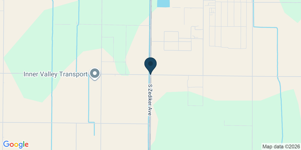 Map showing Fresno County, CA