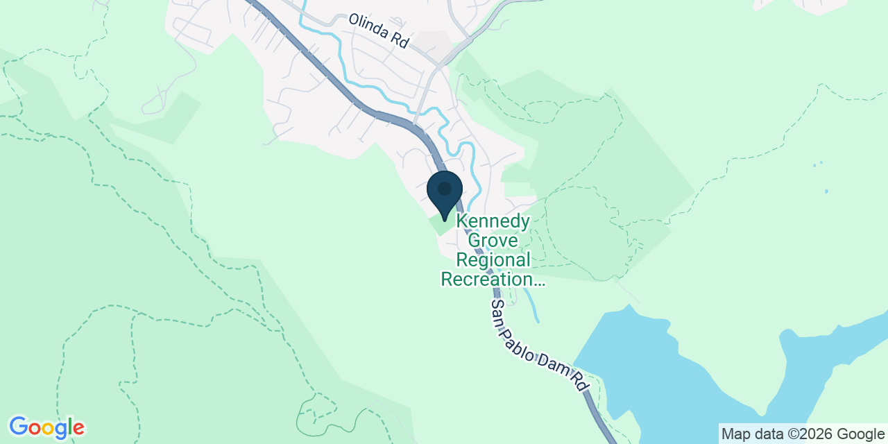 Map showing El Sobrante, Contra Costa County, CA