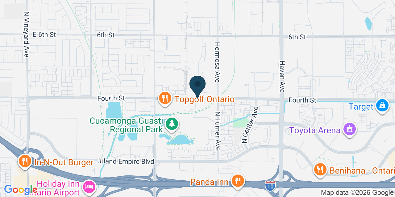 Map showing San Bernardino County, CA