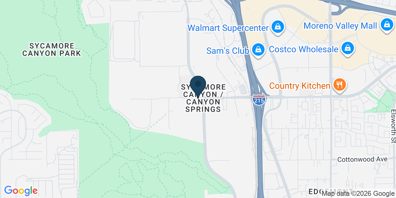 Map showing Riverside, Riverside County, CA