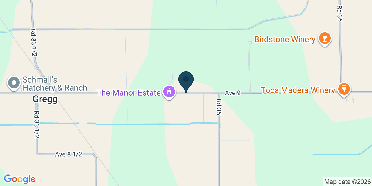 Map showing Madera County, CA