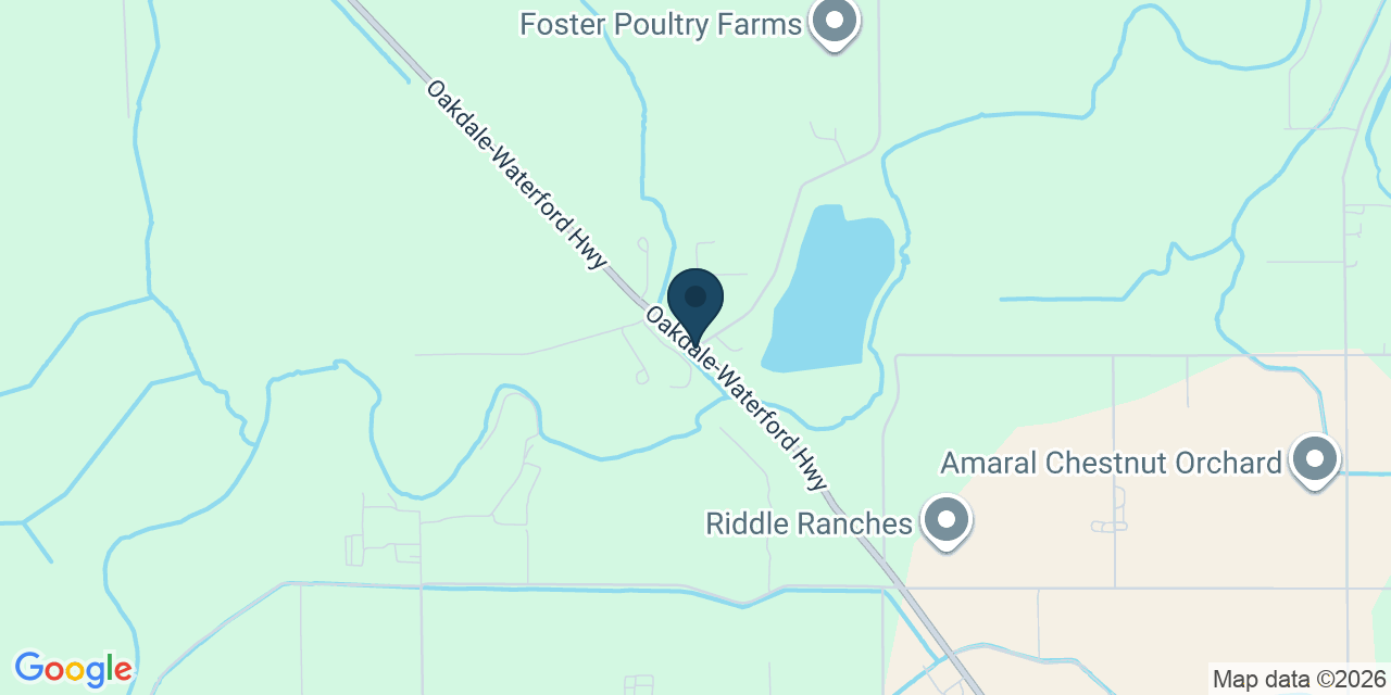 Map showing Stanislaus County, CA