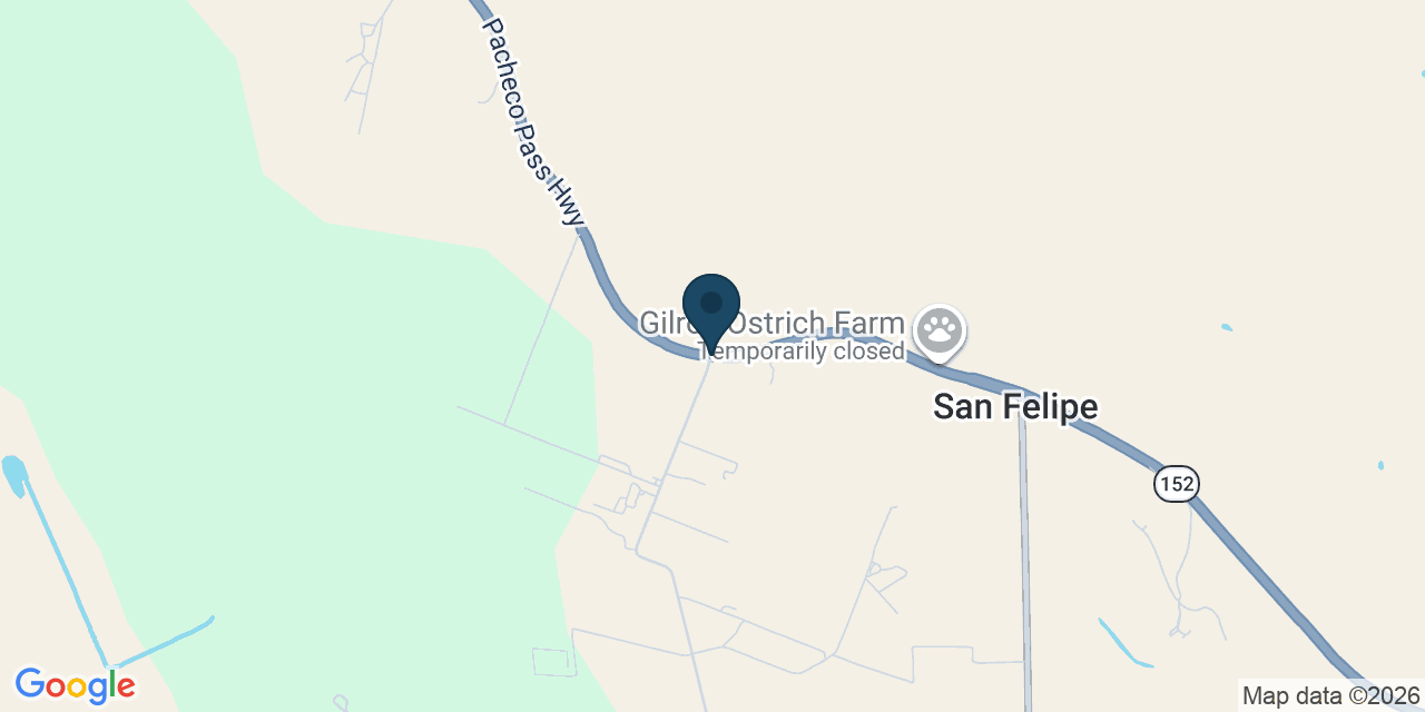 Map showing Santa Clara County, CA