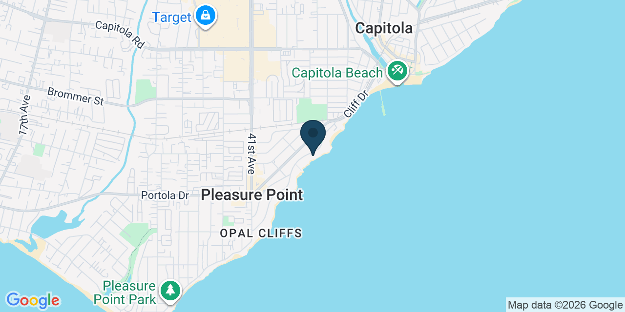 Map showing Santa Cruz, Santa Cruz County, CA