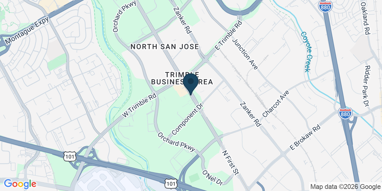 Map showing San Jose, Santa Clara County, CA
