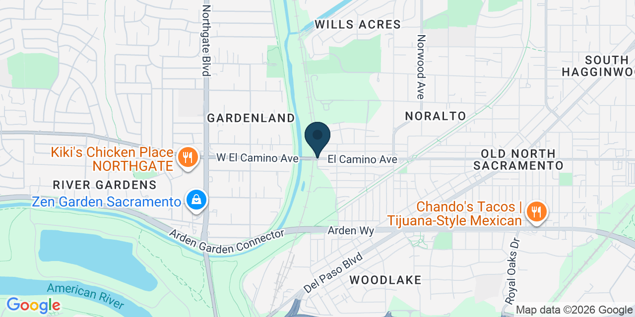 Map showing Sacramento, Sacramento County, CA