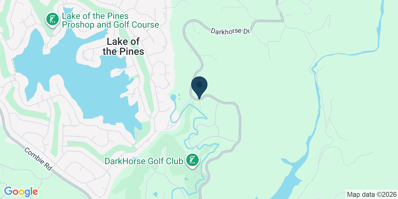 Map showing Lake of the Pines, Nevada County, CA