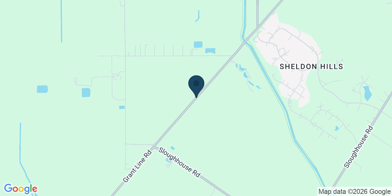 Map showing Sacramento County, CA