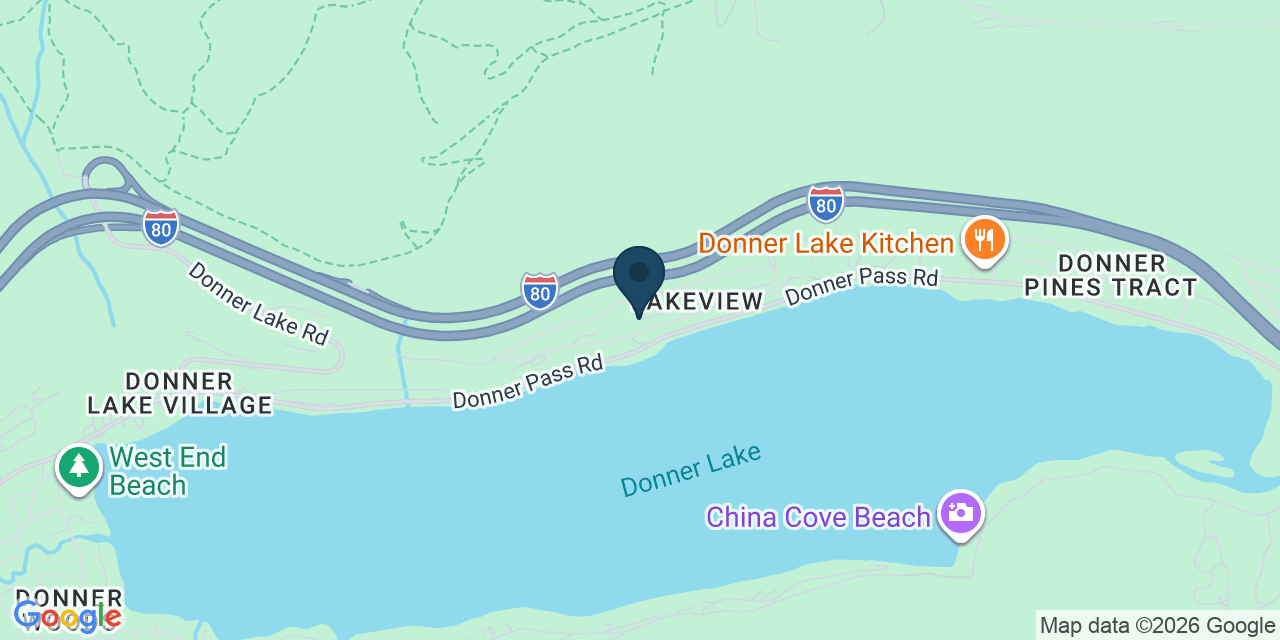 Map showing Truckee, Nevada County, CA