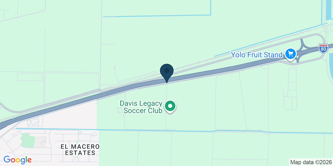 Map showing Davis, Yolo County, CA