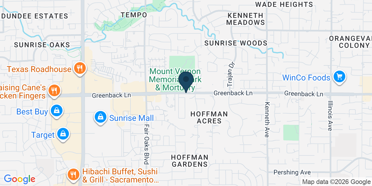 Map showing Sacramento County, CA
